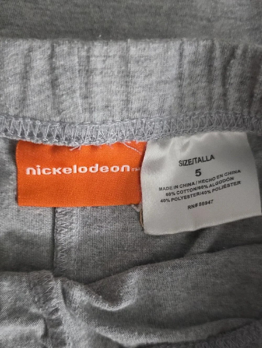 Nickelodeon Paw Patrol Gray Kids Comfy Wear Or Pajamas Size 5T